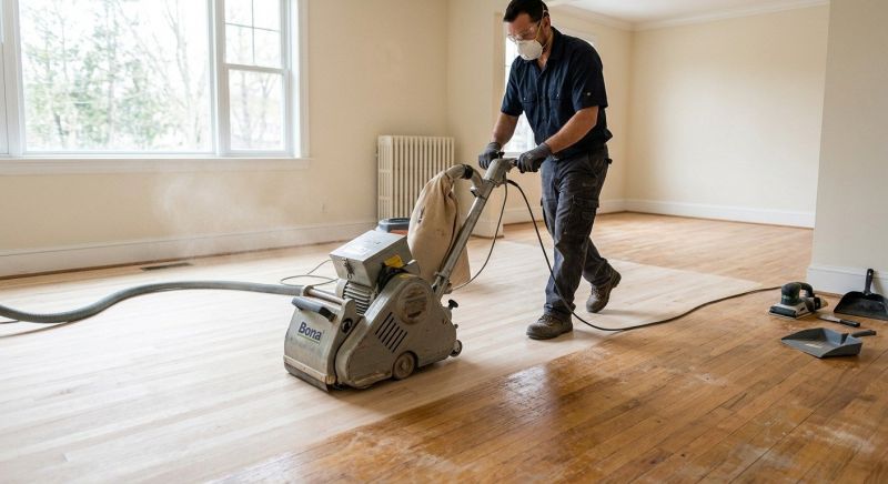 Ash Floor Refinishing in Overland Park, KS