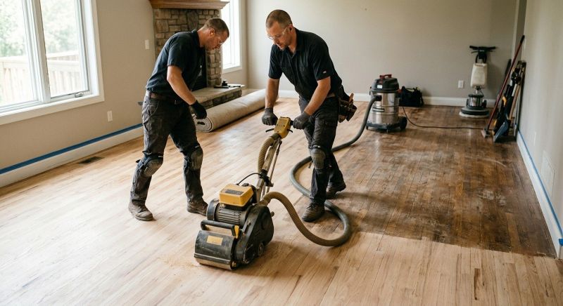 Ash Floor Refinishing in Overland Park, KS