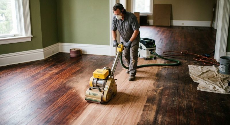 Hickory Floor Refinishing in Kansas City, KS