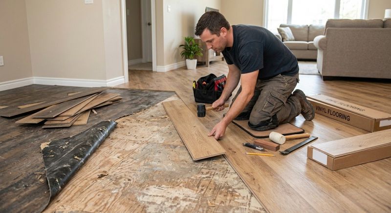 Linoleum Flooring Replacement in Longmont, CO