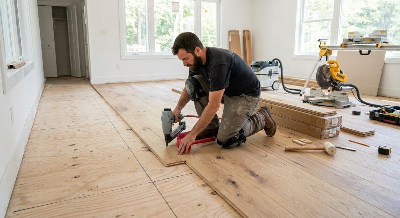 Walnut Flooring Installation in Manassas, VA